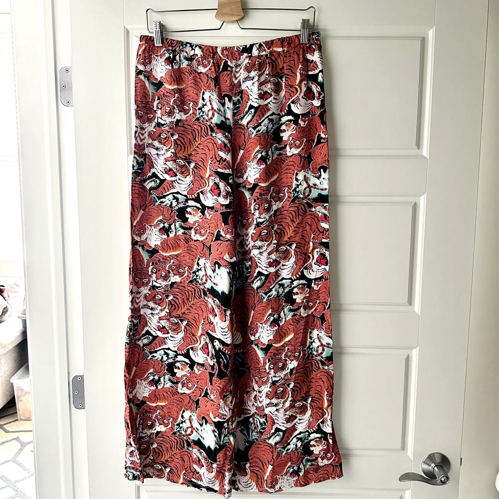 Tiger Printed Lounge Pants Sz M